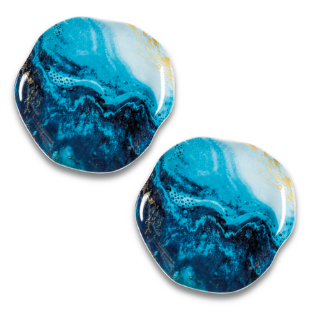 Lubiana Komplet dwóch talerzy płytkich 250mm Stone Age BALTIC