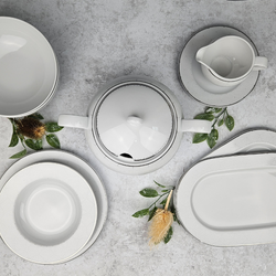 serwis obiadowy 12/42 Santi platyna