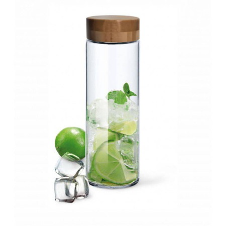 Simax butelka z bambusową zakrętką 1l Pure Aqua