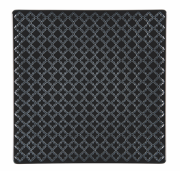 Marrakesz talerz kwadratowy 205/205mm czarny