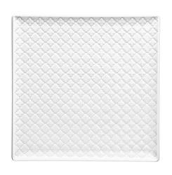 Marrakesz talerz kwadratowy 305/305mm biały