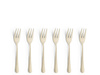 Amefa Austin komplet widelczyków do ciasta dla 6 osób szampańskie