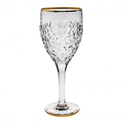 Bohemia komplet 6 kieliszków 320ml do wina Nicolette Gold