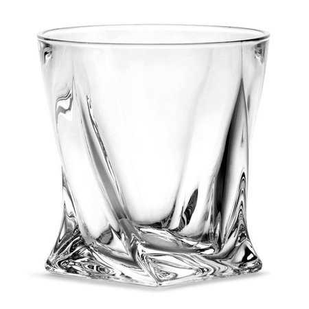 BOHEMIA KOMPLET 6 SZTUK PRESTIGE QUADRO SZKLANKA PREMIUM