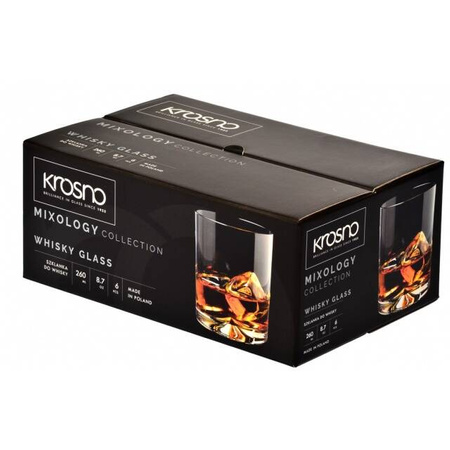 Mixology szklanka do whisky 260ml komplet 6