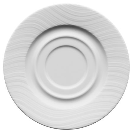 River spodek 155mm biały