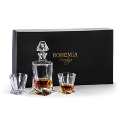 Bohemia zestaw do whisky 1+6 Quadro