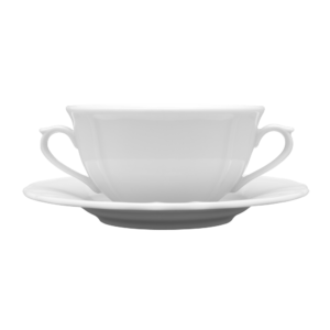 Maria komplet bulionówka 300ml ze spodkiem 170mm biała