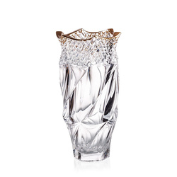 Bohemia wazon 300mm Flamenco Pyramid&Gold