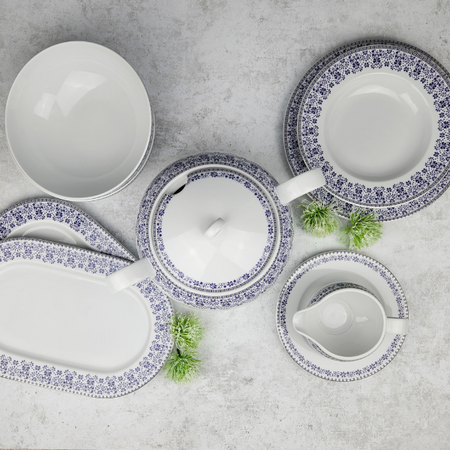 serwis obiadowy 12/42 Kobalt