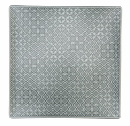 Marrakesz talerz kwadratowy 255/255mm szary