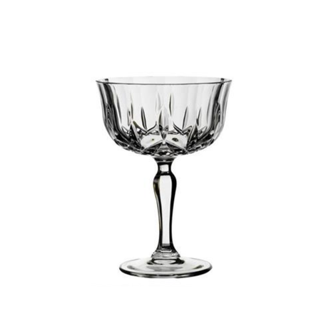 Bohemia komplet 6 kieliszków do szampana płaskie 240ml Opera