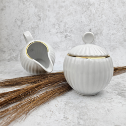 Lubiana cukiernica/dzbanek Daisy złoto