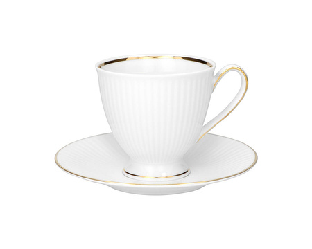 Garnitur do kawy dla 12 osób 39 elementów Dalia złoto