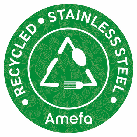 Amefa Phoenix komplet sztućców z recyklingu dla 6 osób 24 części w pudełku