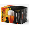 BOHEMIA KOMPLET 6 SZTUK PRESTIGE GAMBRINUS SZKLANKA PIWO 500ML