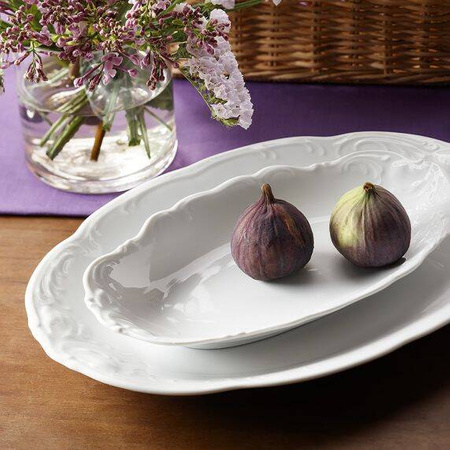 Serwis obiadowy dla 12 osób 40 elementów Fryderyka Biała