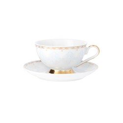 Ćmielów filiżanka 220ml ze spodkiem Astra Królewski Błękit