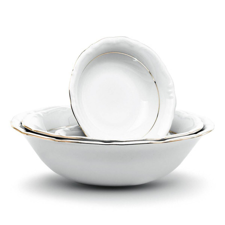 Serwis obiadowy dla 12 osób 44 elementy Maria Teresa Złota Linia