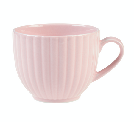 Lubiana zestaw obiadowo kawowy dla 6 osób 30 elementów Daisy Sunset różowy