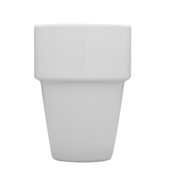 Kaszub/Hel kubek b/u 200ml biały