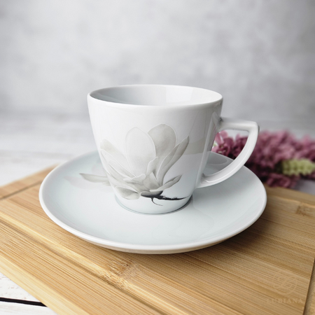 Komplet filiżanka ze spodkiem 350ml / 175mm Beata/Dorota MAGNOLIA