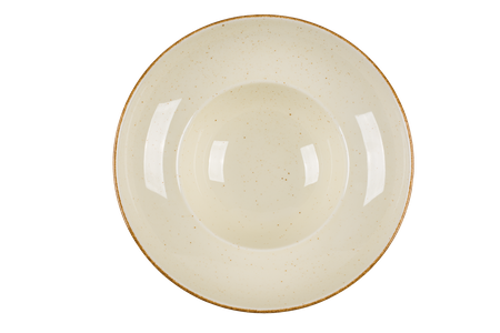 Lubiana talerz głęboki do pasty 260mm Kaszub ART beżowy