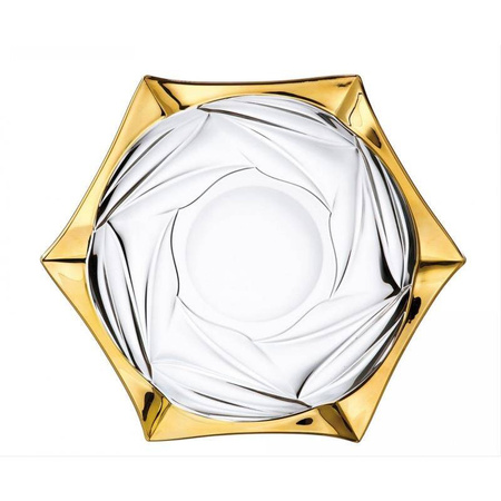 Bohemia talerz 330mm Flamenco Soft Gold