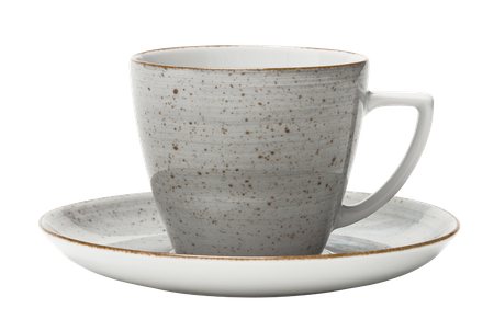 Komplet filiżanka ze spodkiem 350ml / 175mm Beata/Dorota SIWY