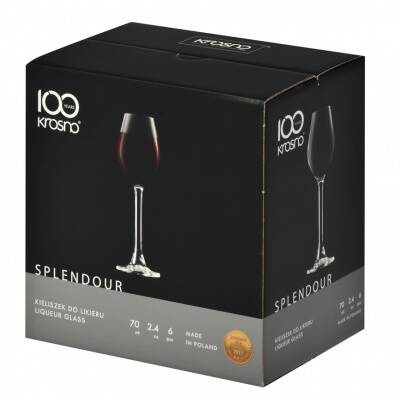 Splendour kieliszek do likieru 60 ml komplet 6 sztuk