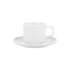 Komplet filiżanka ze spodkiem 100ml / 120mm Ankara biała