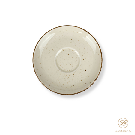 Lubiana spodek 145mm Aida Art beżowy