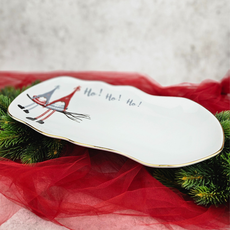 Stone Age półmis 350/200mm Skrzaty Ho Ho Ho Złota Linia