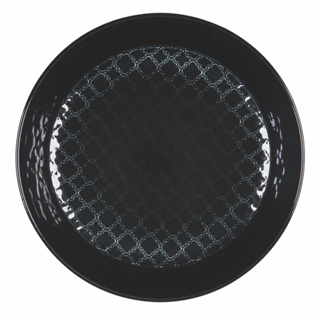 Marrakesz talerz głęboki okrągły 200mm czarny