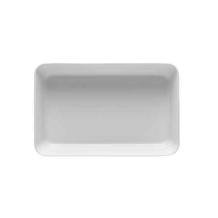 Komplet 3 pojemników do zapiekania Lubiana biały