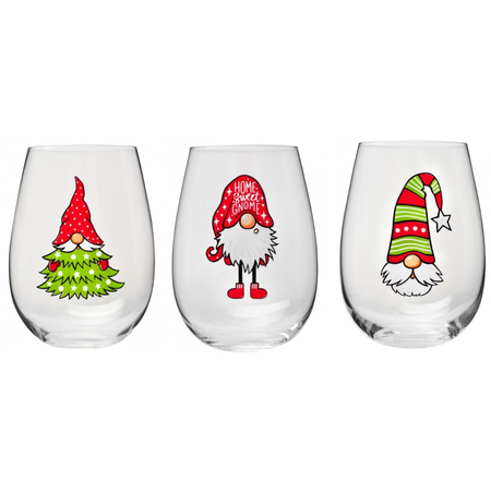 komplet 3 szklanek 500ml God Jul Krosno