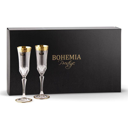 Bohemia komplet 6 kieliszków do szampana 180ml Mirador