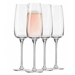 Modern kieliszek do szampana 220 ml komplet 4 sztuk