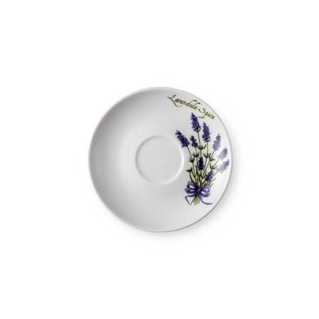 Komplet filiżanka ze spodkiem 100ml / 120mm Beata/Sonia LAWENDA