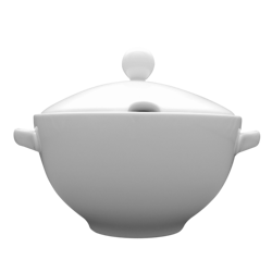 Kaszub/Hel waza bez pokrywy 3l biała