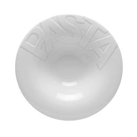 Jupiter talerz głęboki do pasty 270mm biały