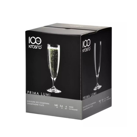 Krosno komplet 4 kielieszków 160ml do szampana Prima Lumi