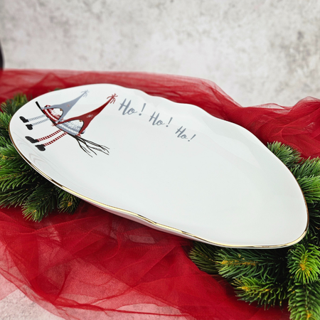 Stone Age półmis 380mm Skrzaty Ho Ho Ho Złota Linia