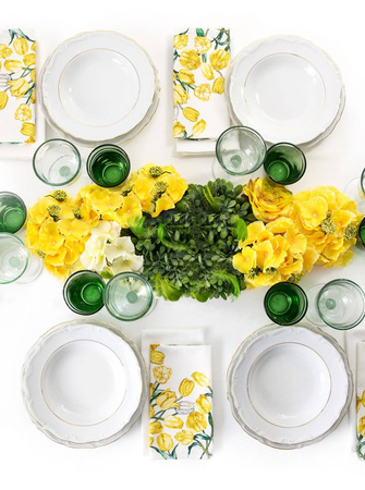 Serwis obiadowy dla 12 osób 44 elementy Maria Teresa Złota Linia