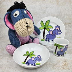 Lubiana Komplet dla dzieci 1/3 elementów Roma/Margot SŁOŃ