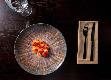 Lubiana talerz płytki 310mm Hotel Wood