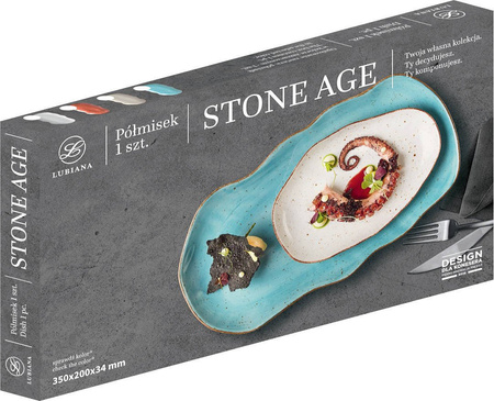 Stone Age półmisek 350/200mm MORSKI