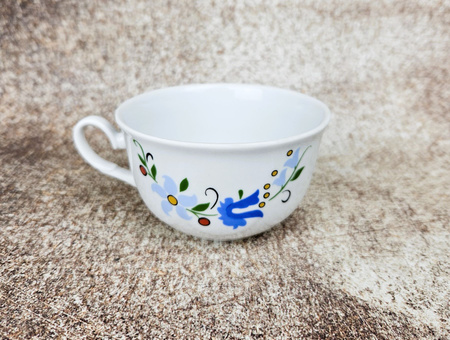 Jastra filiżanka niska 200ml/spodek 145mm dekorowana