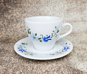 Paula filiżanka 200ml/spodek 140mm KASZUBSKA DEK.0203
