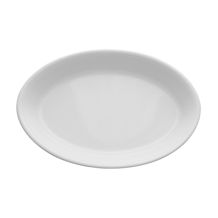 Lubiana pojemnik do zapiekania owalny 350mm biały